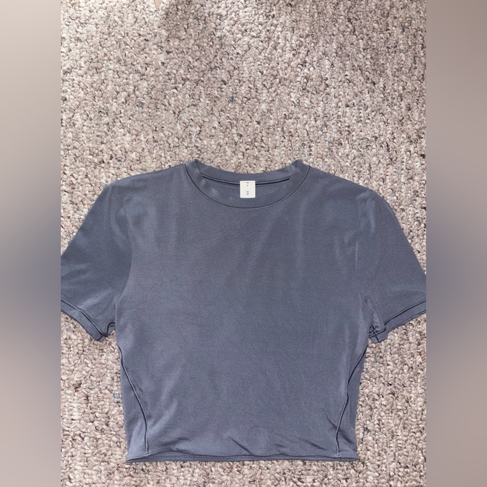 Lululemon Nulu Crewneck Cropped T-Shirt
